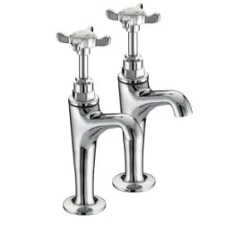 Bristan 1901 High Neck Pillar Taps N HNK C