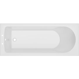 Vasca Lento D Shape Single End 1700x700x550mm 2TH Bath w/Legs