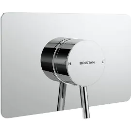 Bristan Prism Thermostatic Recessed Single Control Shower Valve PM2 SQSHCVO C