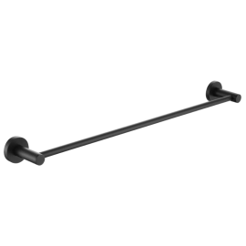 Bristan Round Towel Rail Black RD RAIL BLK