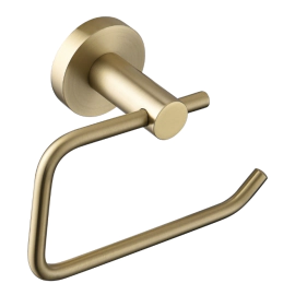 Bristan Round Toilet Roll Holder Brushed Brass RD ROLL BB