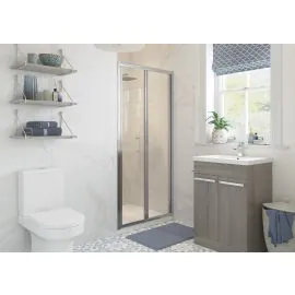 Envy Element 900mm Bi-fold Door - Chrome