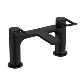 Bristan Saffron Bath Filler Black SAF BF BLK
