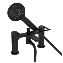 Bristan Saffron Bath Shower Mixer Black SAF BSM BLK