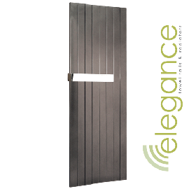Abacus Direct Elegance Sheer Towel Warmer 1400 x 360 Anthracite