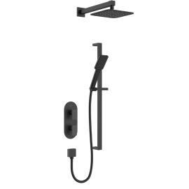 Bristan Tangram Concealed Dual Control Shower Pack Black TANGRAM BLK SHWR PK