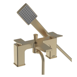 Bristan Tangram Bath Shower Mixer Brushed Brass TAN BSM BB