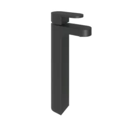 Abacus Ki Tall Basin Mixer Matt Black TBTS-055-1402