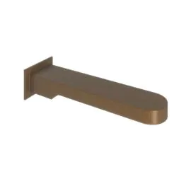 Abacus Ki Wall Mounted Bath Spout Brushed Bronze TBTS-058-3802