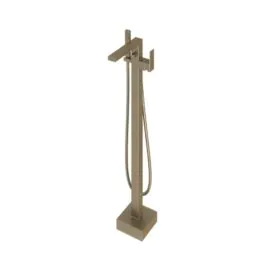 Abacus Plan Freestanding Bath Shower Mixer Brushed Nickel TBTS-267-3602