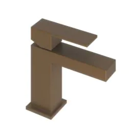 Abacus Plan Mini Mono Basin Mixer Brushed Bronze TBTS-268-1204