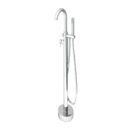 Abacus ISO Chrome Freestanding Bath Shower Mixer TBTS-34-3602