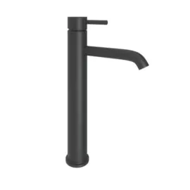 Abacus Iso Tall Mono Basin Mixer Matt Black TBTS-345-1402