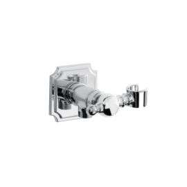 Bristan Traditional Wall Outlet with Handset Holder & Square Plate TD WOSQHH04 C