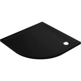 Envy 40mm Low Profile 800mm Quadrant Tray & Waste - Matt Black