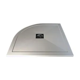 Envy 25mm Ultra-Slim 1000mm x 800mm Offset Quadrant Tray & Waste (RH)