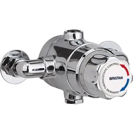 Bristan 15mm Exposed Thermostatic TMV3 Mixing Valve (No Shut Off) TS1503ECP-2000-MK 