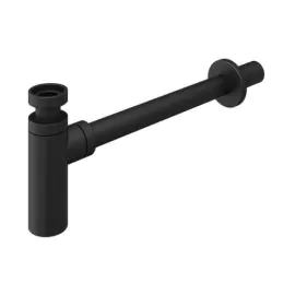 Abacus Designer Bottle Trap Round Matt Black VETW-055-0510