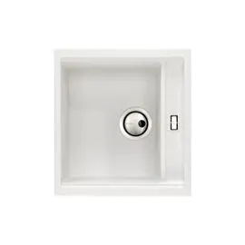 Abode Synchronist Compact 1.25B Inset/Undermount Sink - White AW3170