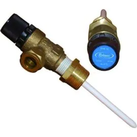 10 Bar 15mm X 1/2'' T&P Relief Valve Inc. 3/4'' Bush (Tpr15)