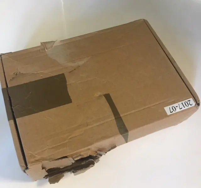 Smashed up box
